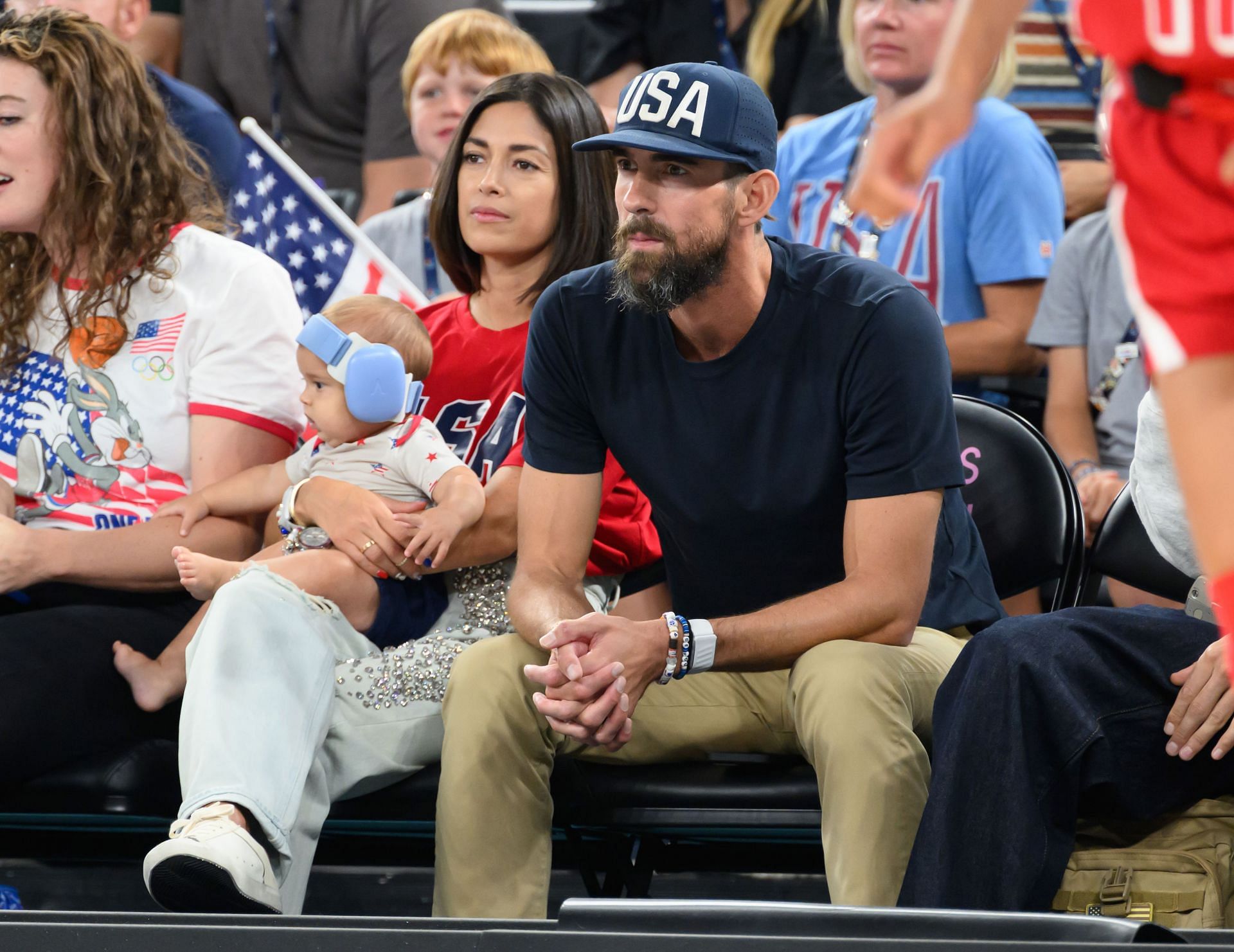 Michael and Nicole Phelps at the Paris Games 2024: Day 12 - Source: Getty