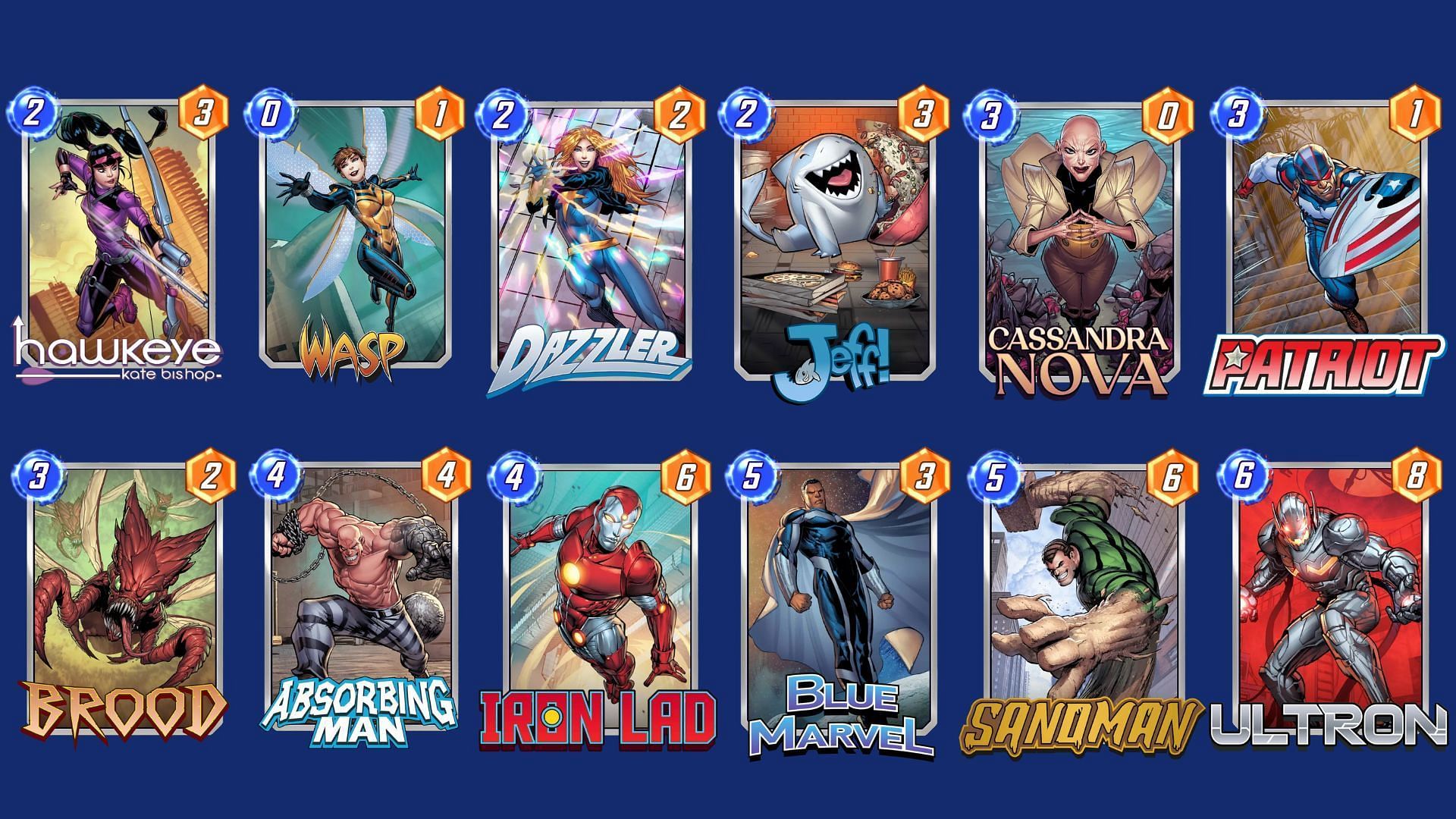 The Patriot Sandman Deck in Marvel Snap (Image via Nuverse)