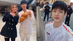 "SHE IS SO REAL" — Fans react as journalist Louise Aubery shares behind-the-scenes moments from the interview with BTS' Jin at Paris Olympics