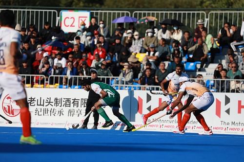 India and Pakistan will play their semifinal encounters of Monday - (Image source: Asian Hockey Federation)