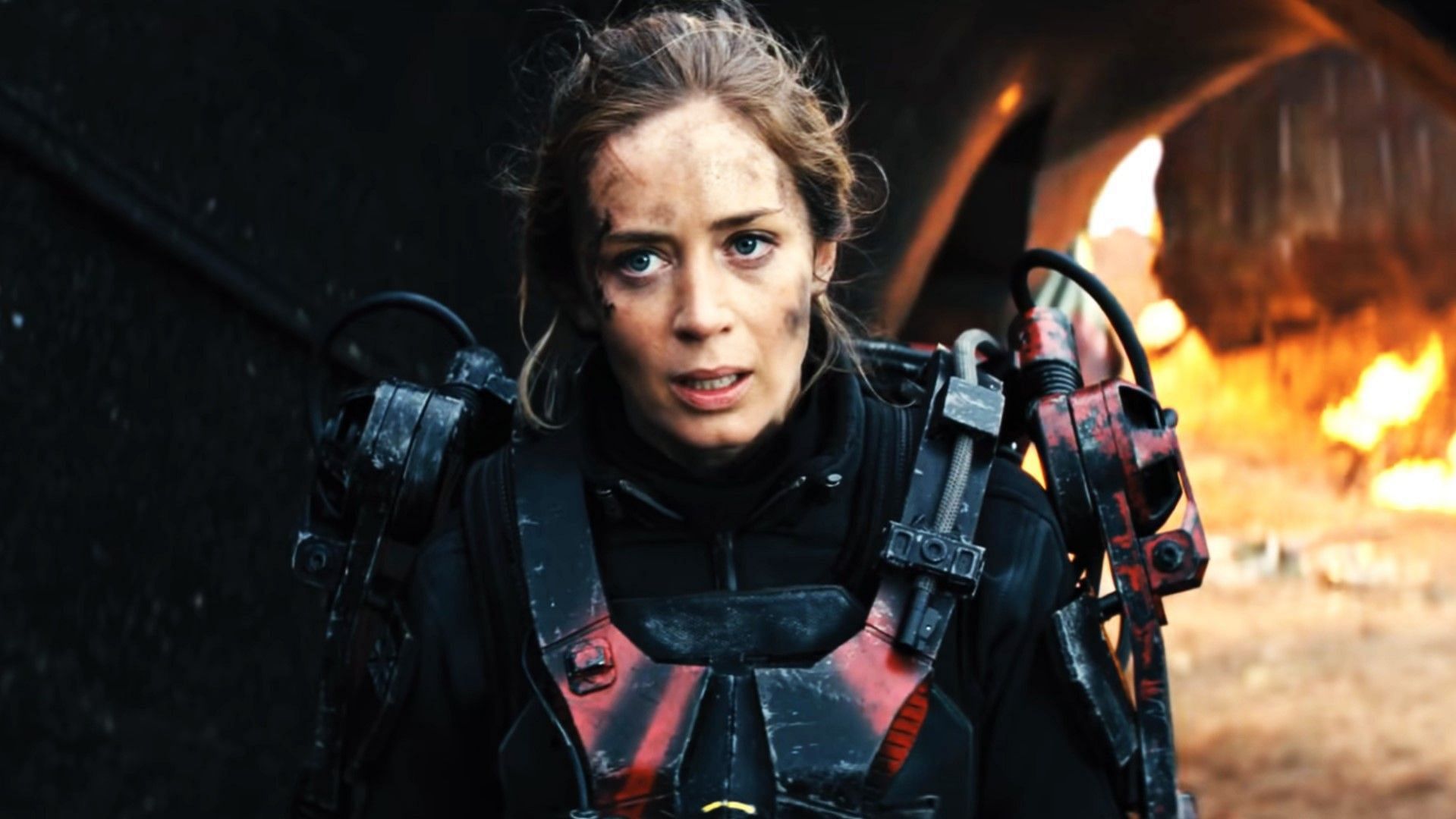 Emily Blunt in Edge of Tomorrow (Image via Warner Bros. Pictures) 