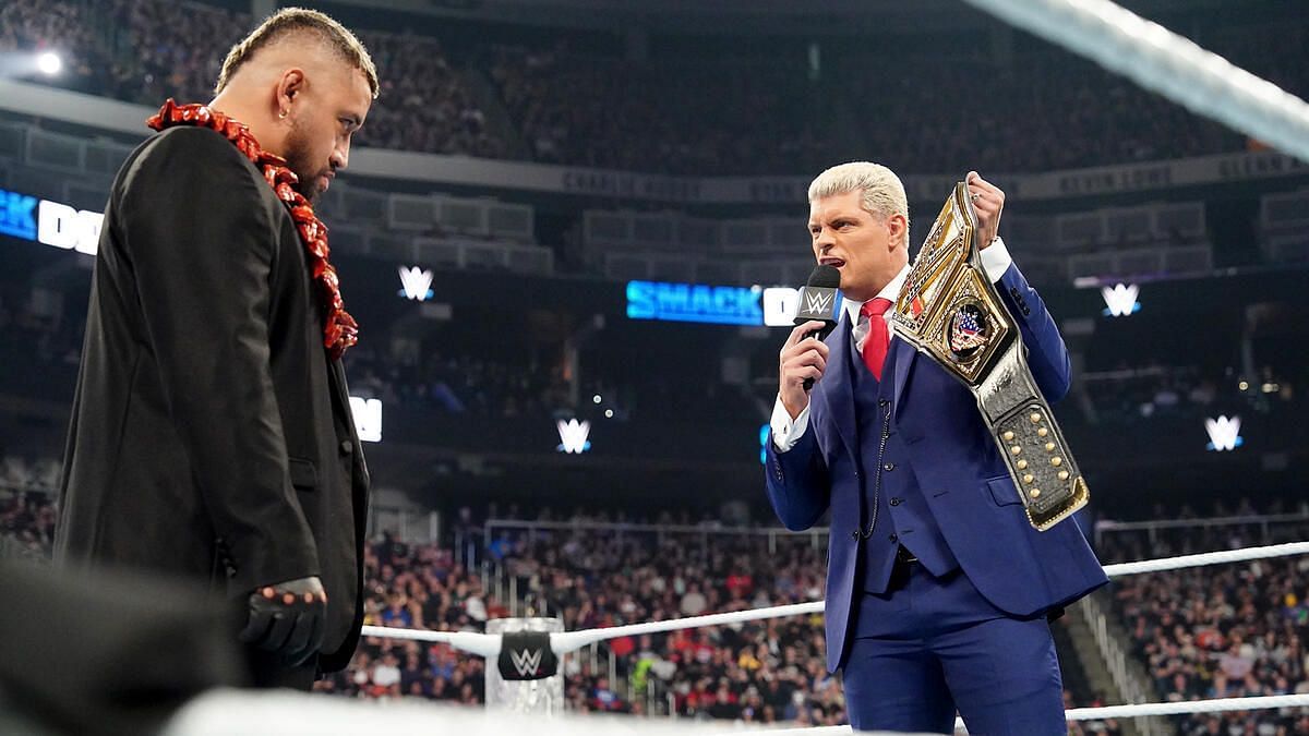 Cody Rhodes confronted The Bloodline on SmackDown [Image credits: WWE]