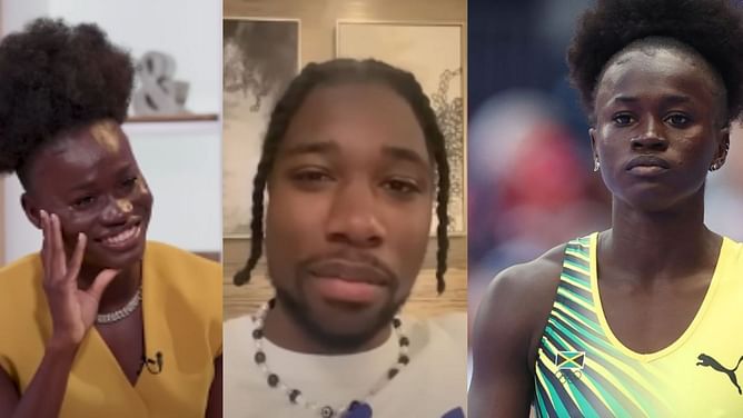 "It's hard at times but you are a game changer" - Noah Lyles shares heartfelt message for girlfriend Junelle Bromfield as Jamaican faces hate comments