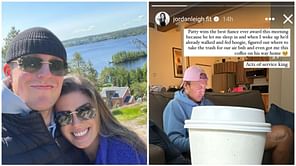 Jordan Leigh hails Patrik Laine as 'best fiance' after his morning 'acts of service' in Montreal