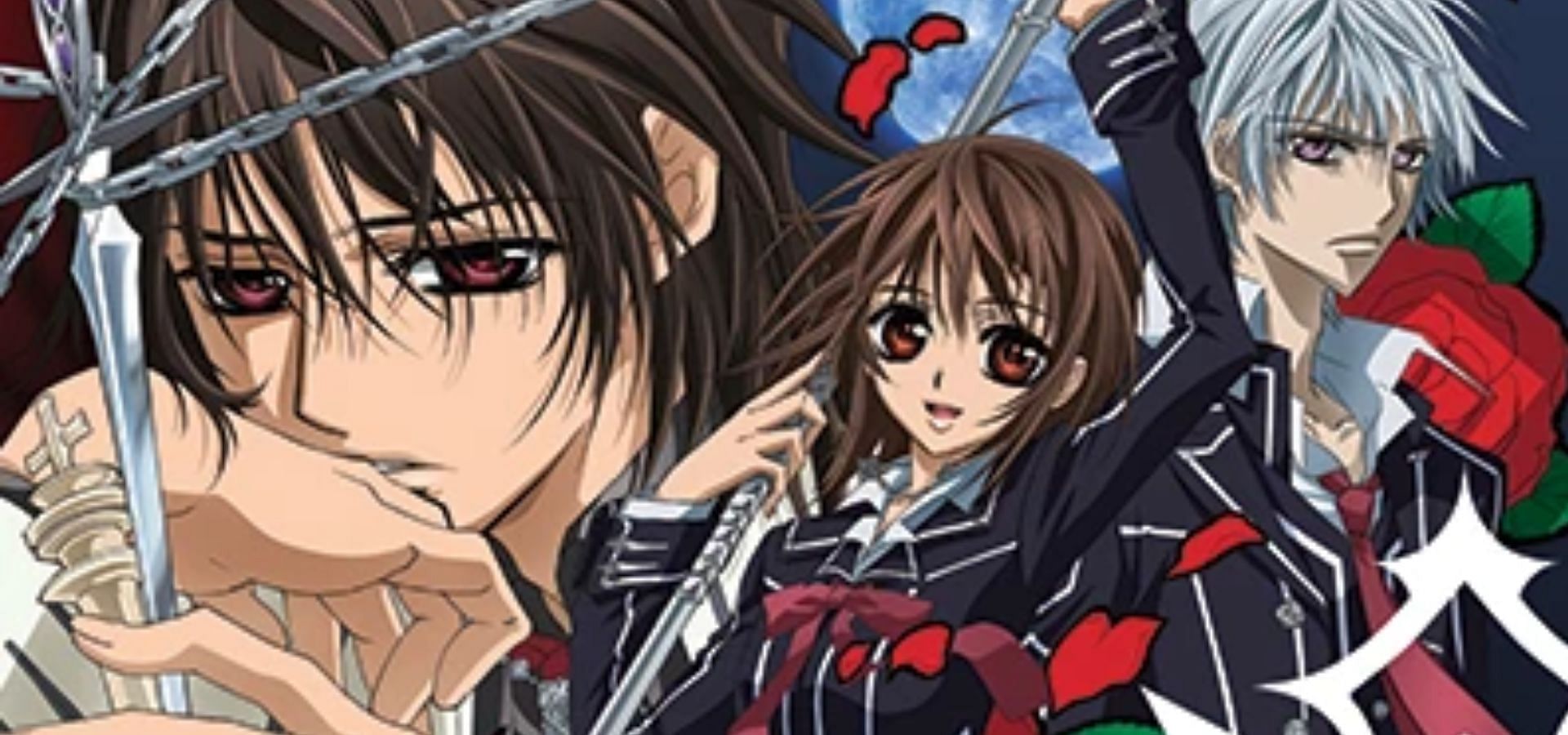 Yuki, Zero, and Kaname from Vampire Knight (Image via Studio Deen)