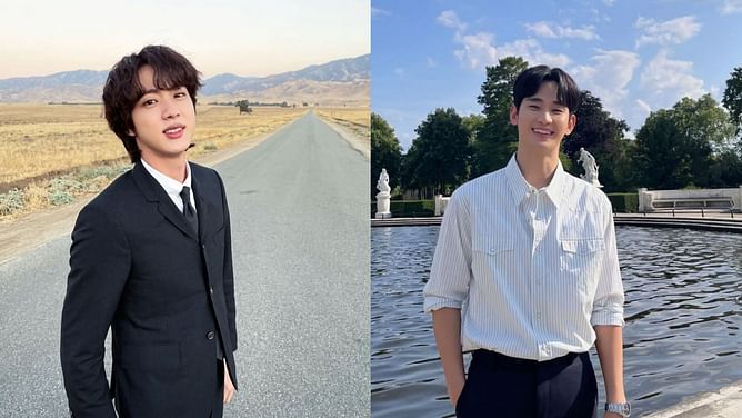 “Need them to meet so bad"— Fans react as actor Kim Soo-hyun expresses surprise after MC mentions BTS' Jin’s love for Queen of Tears