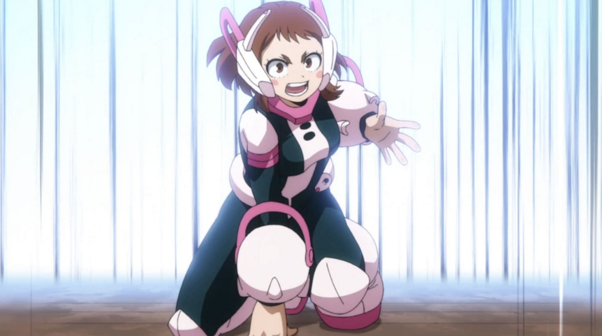 Ochaco Uraraka as seen in anime (Image via Studio Bones)