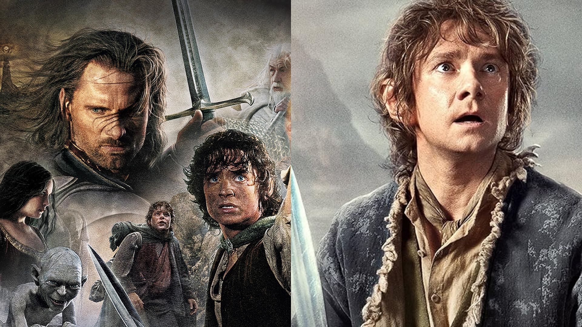 Still from The Hobbit: The Desolation of the Smaug and The Lord of the Rings: The Return of the King (Images via Amazon Prime Video and Netflix)