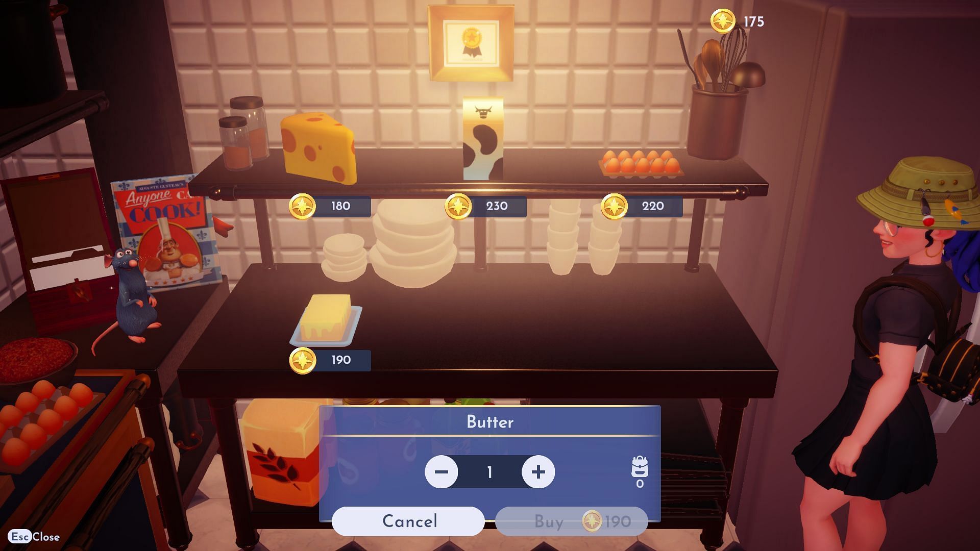 Complete Remy&#039;s quest to unlock Butter (Image via Gameloft)