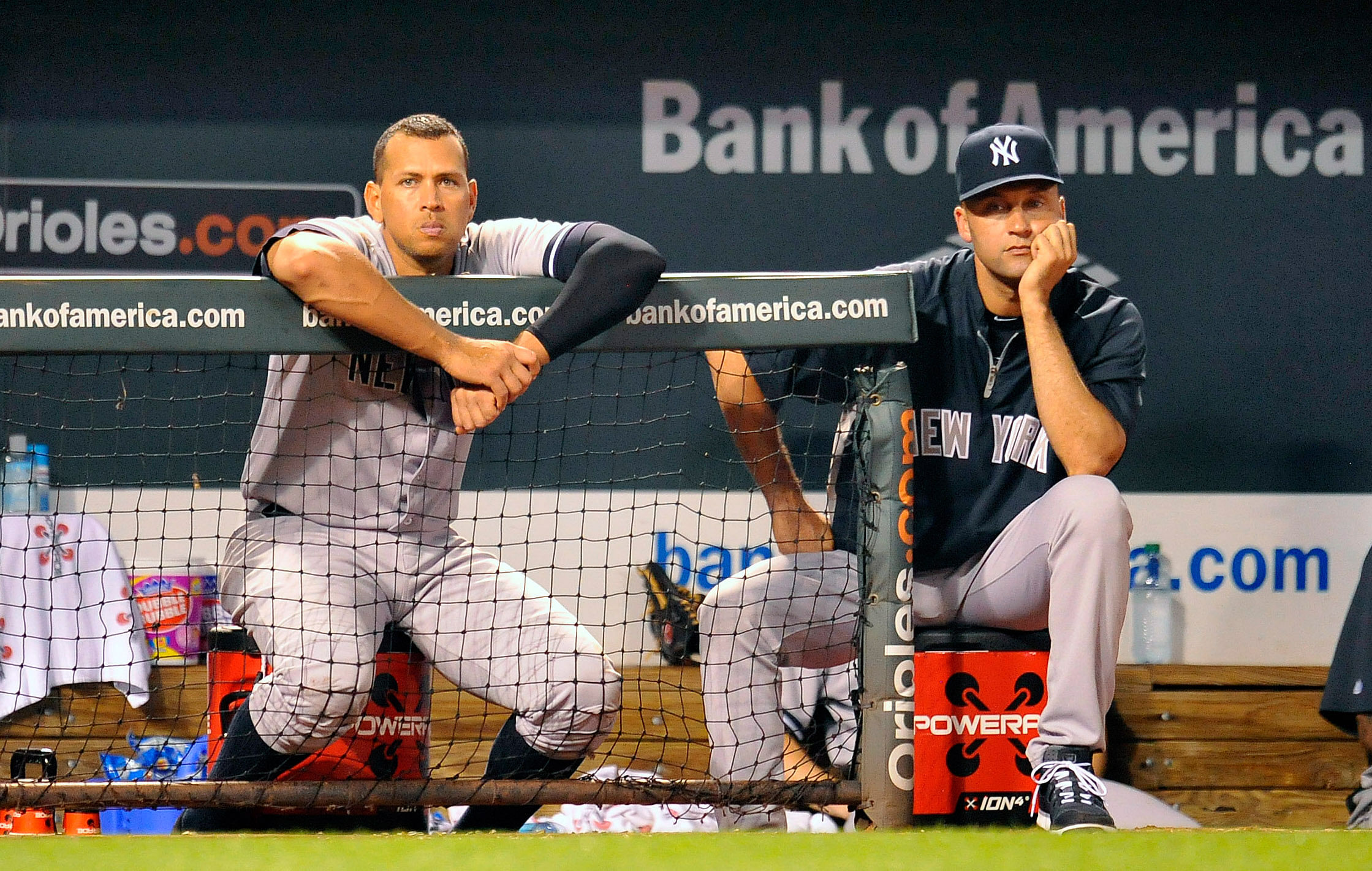 New York Yankees - Alex Rodriguez and Derek Jeter (Photo via IMAGN)