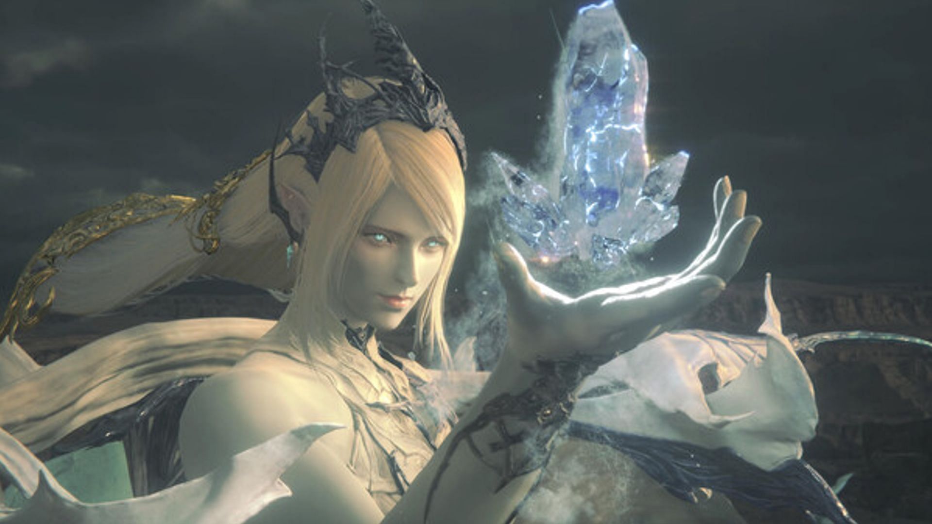 Shiva can make use of her ice-based powers. (Image via Square Enix)