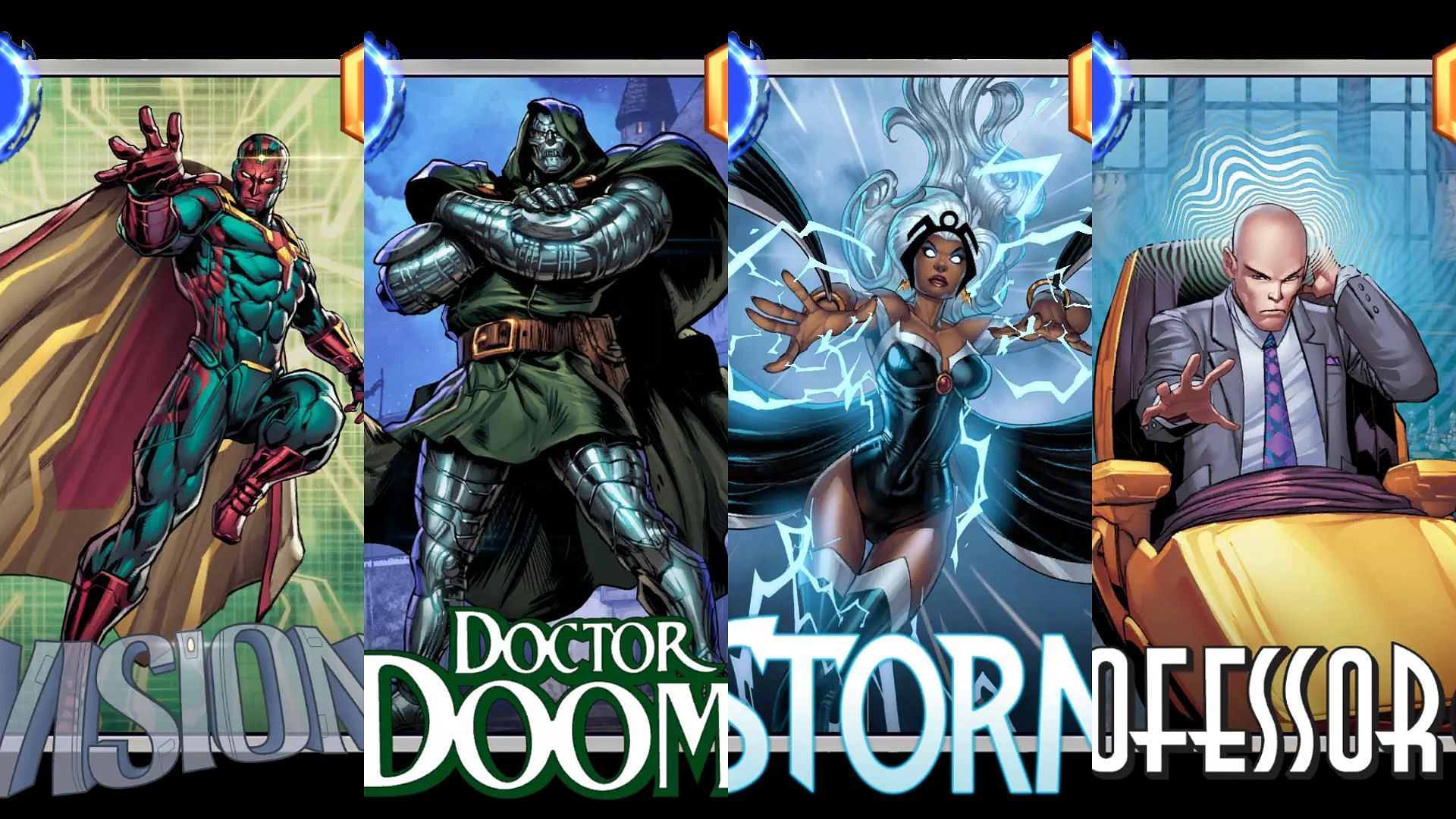 Use Doctor Doom or Vision to pump power into the locked-down areas where the Symbiote deck has issues dealing (Image via Nuverse)