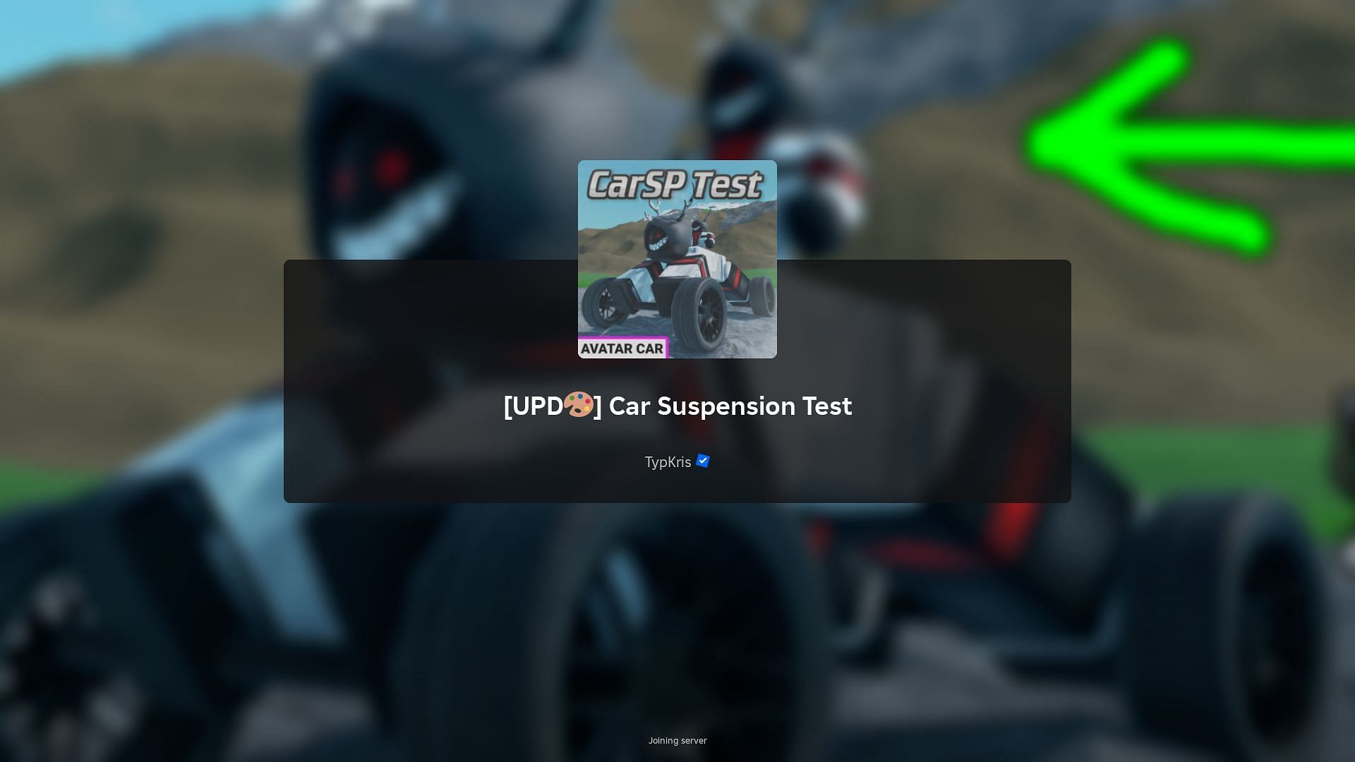 Roblox Car Suspension Test