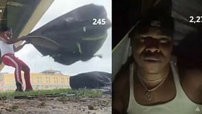 Clip of Kick streamer almost being blown away by Hurricane Helene goes viral