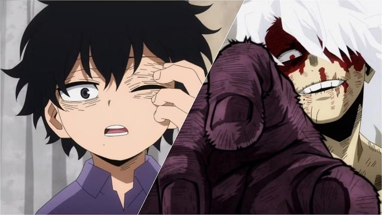 Shigaraki as a kid and as an adult (Image via Bones).