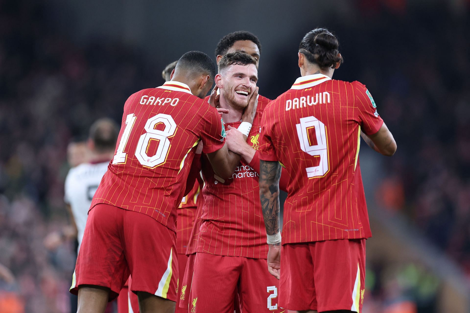 Liverpool v West Ham United - Carabao Cup Third Round - Source: Getty