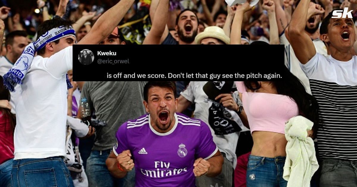 Fans unhappy with Real Madrid star despite their win over Real Betis. (Picture Credits- Getty, Twitter - @eric_orwel)