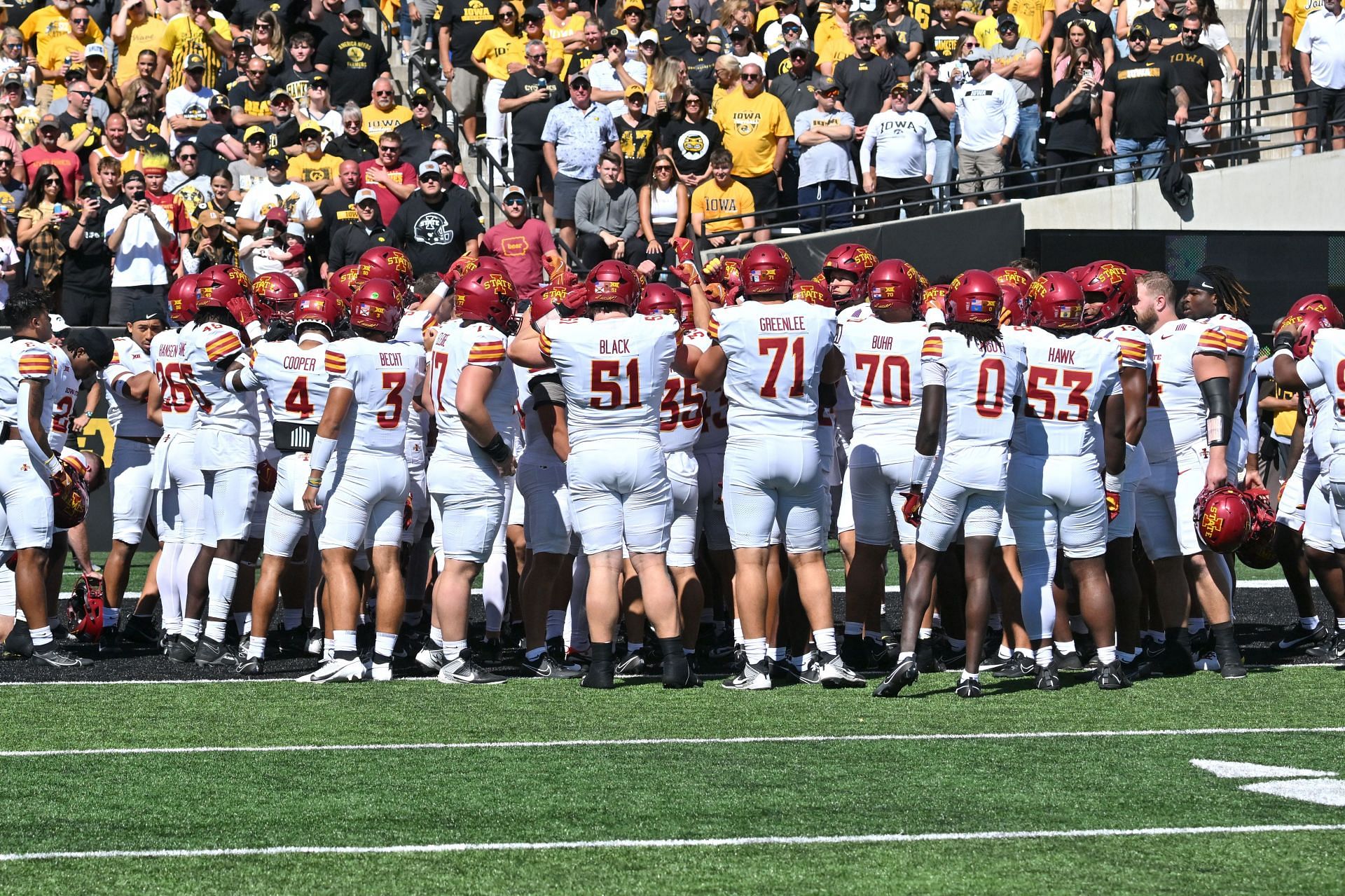 COLLEGE FOOTBALL: SEP 07 Iowa State at Iowa - Source: Getty