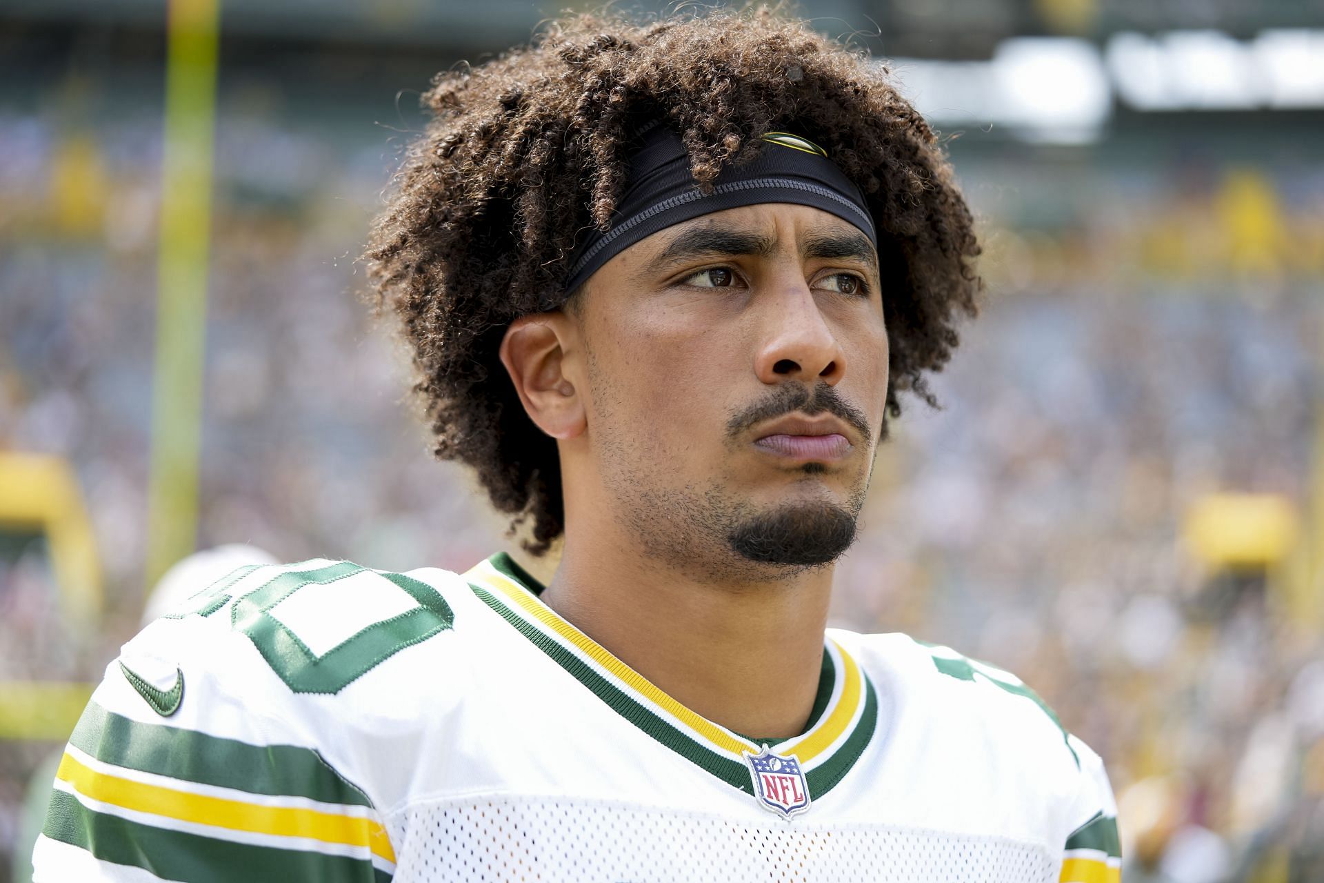 Jordan Love at Baltimore Ravens vs. Green Bay Packers (Source: Getty)