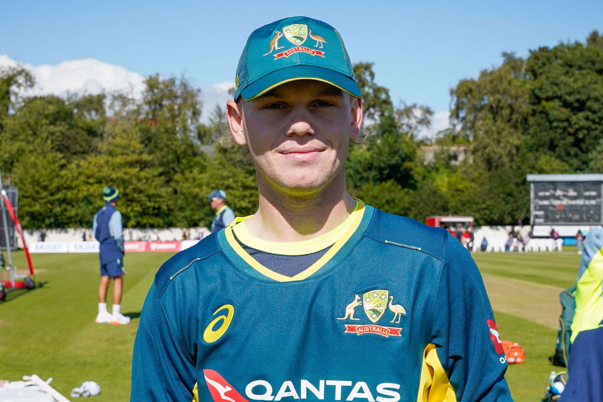 Jake Fraser-McGurk departs for a duck in AUS vs SCO 1st T20I 2024 (Image via X-@cricketcomau)