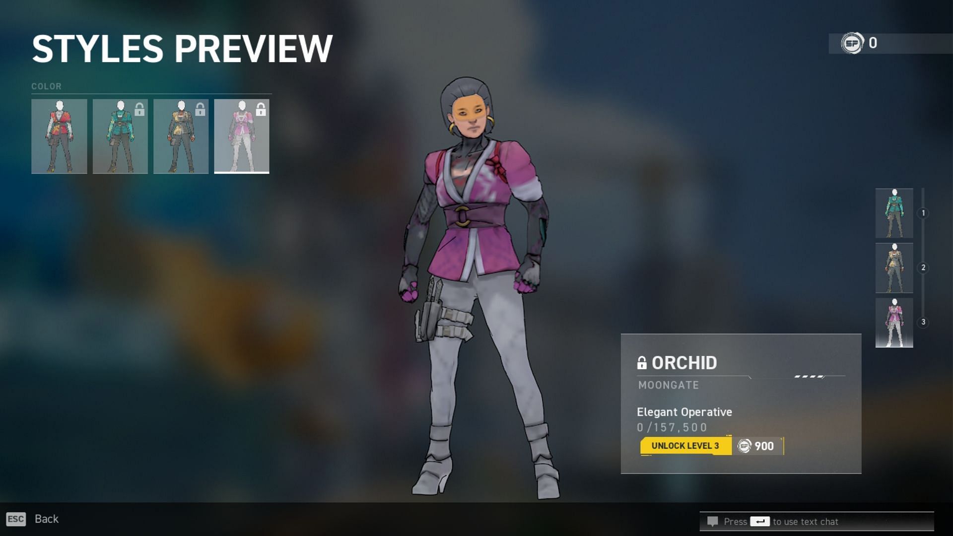 Elegant Operative (Orchid) (Image via Mountaintop Studios)