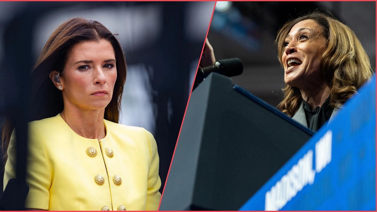 Former NASCAR driver Danica Patrick shed light on her feelings ahead of the November elections, rebuking presidential candidate Kamala Harris for her comments (Source: Imagn)