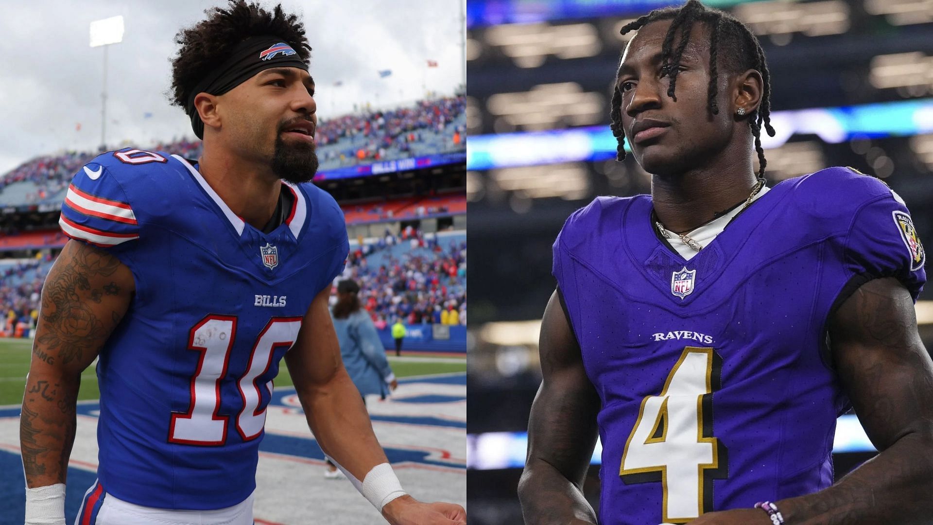 Zay Flowers vs. Khalil Shakir - whom to fantasy start?