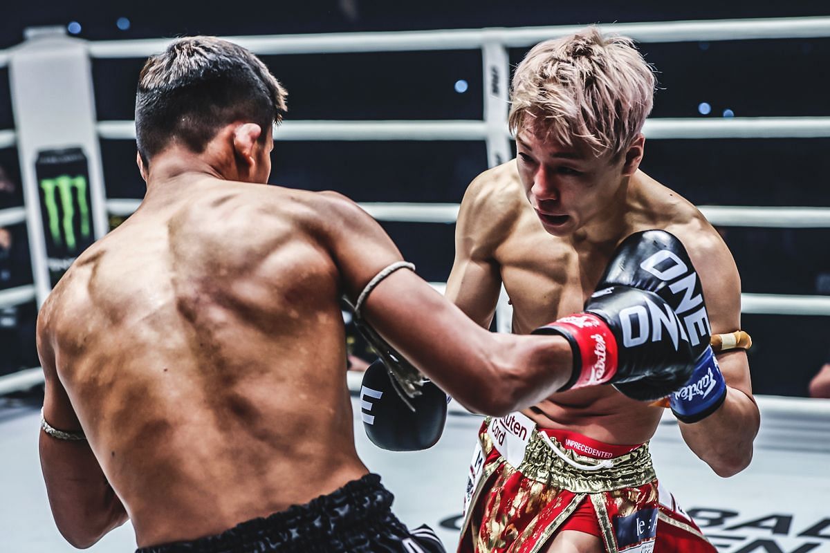 Superlek fighting Takeru at ONE 165. [Photo via: ONE Championship]