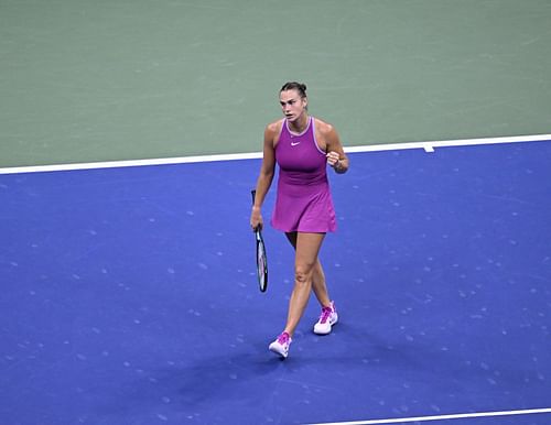 Aryna Sabalenka in action (Getty)