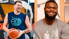 Zion Williamson drops 2-word reaction on lob pass from Luka Doncic