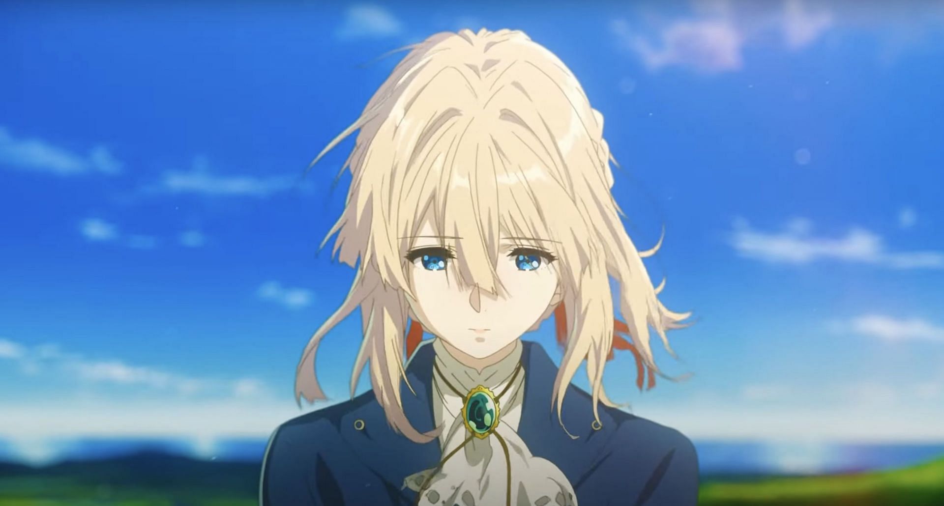 Violet Evergarden as seen in anime (Image via Kyoto Animation)