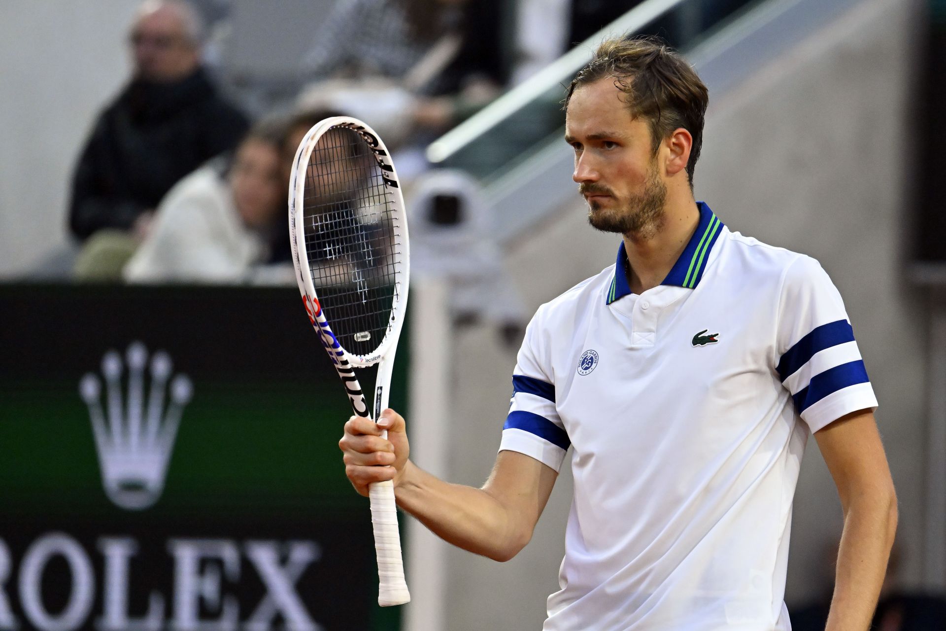 Daniil Medvedev at the 2024 French Open (Image Source: Getty)