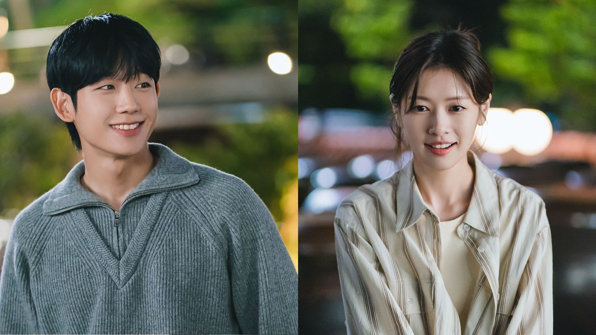 Jung Hae-in and Jung So-min in Love Next Door (Images via X/@CJnDrama)