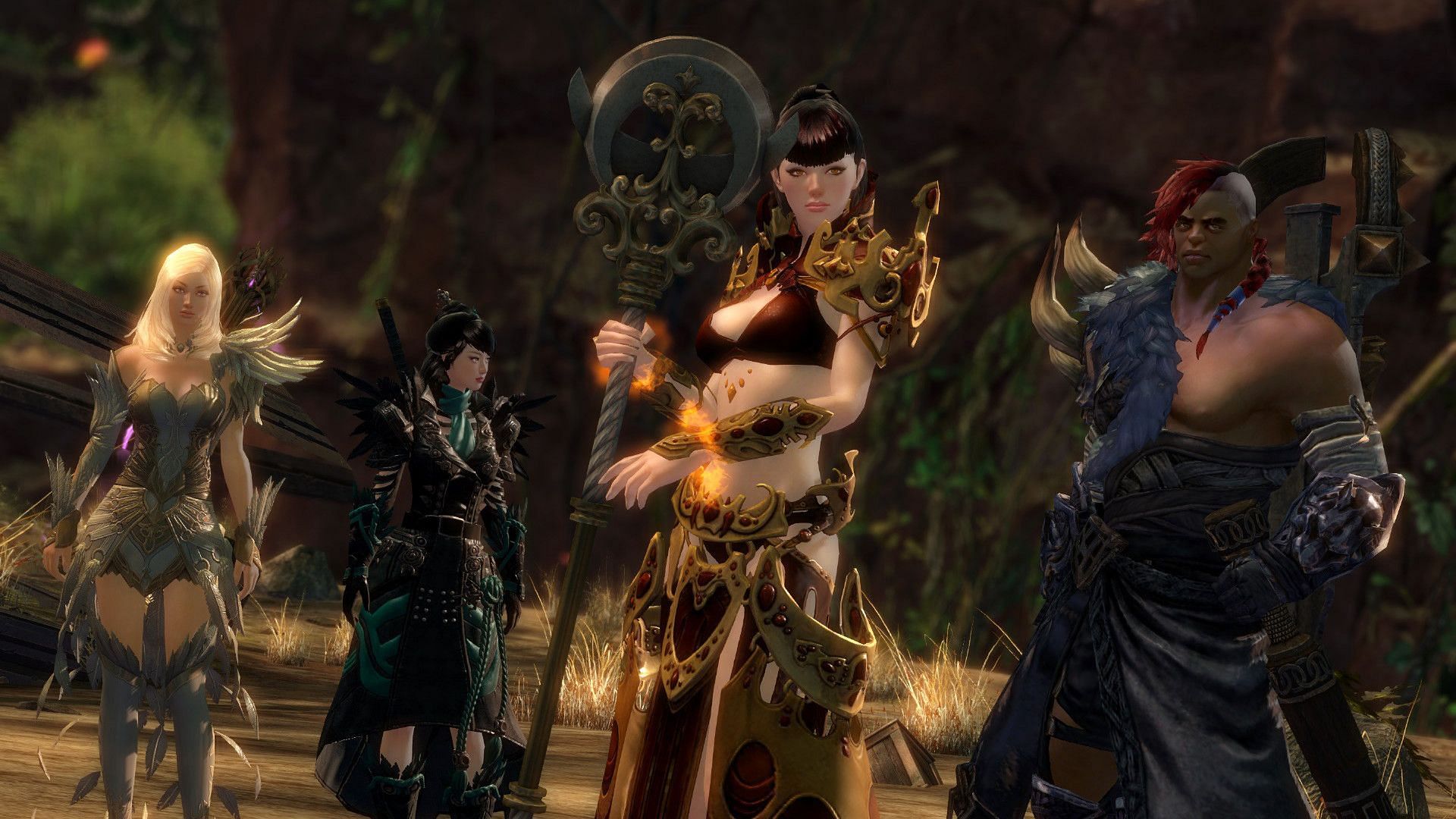 Guild Wars 2 characters (Image via Arena Net) 