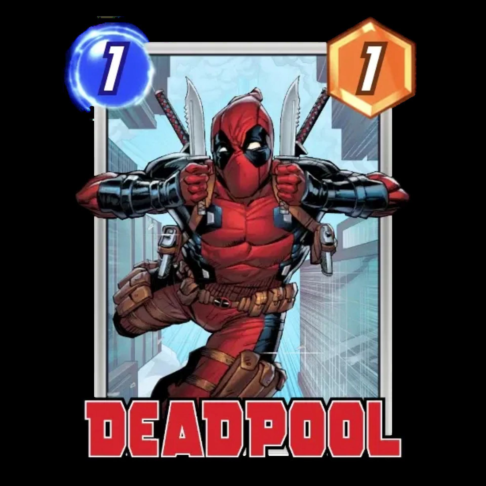 Deadpool is a Series 3 Collection card. (Image via Nuverse)