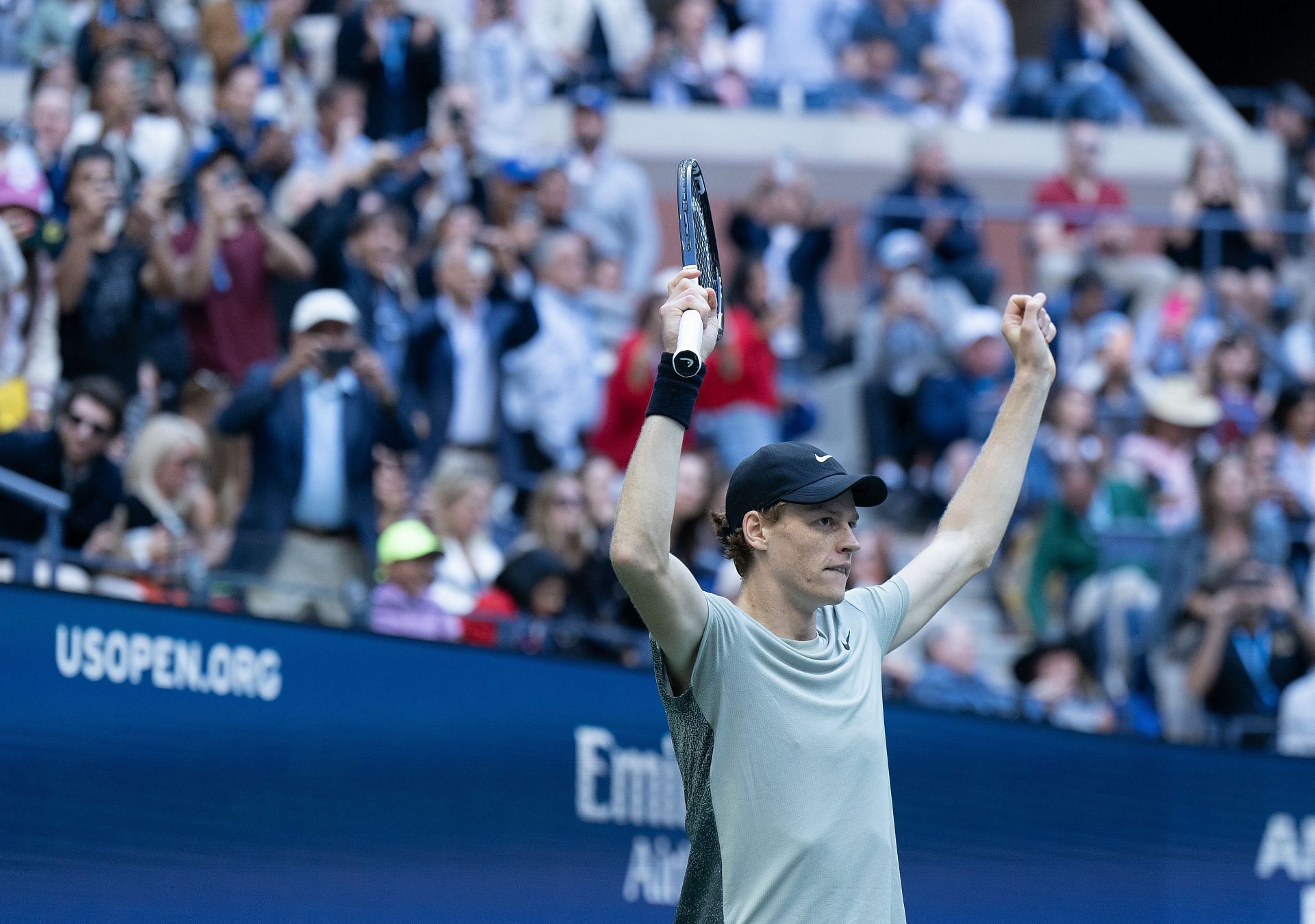 Jannik Sinner at 2024 US Open - Final Day - Source: Getty Enter caption