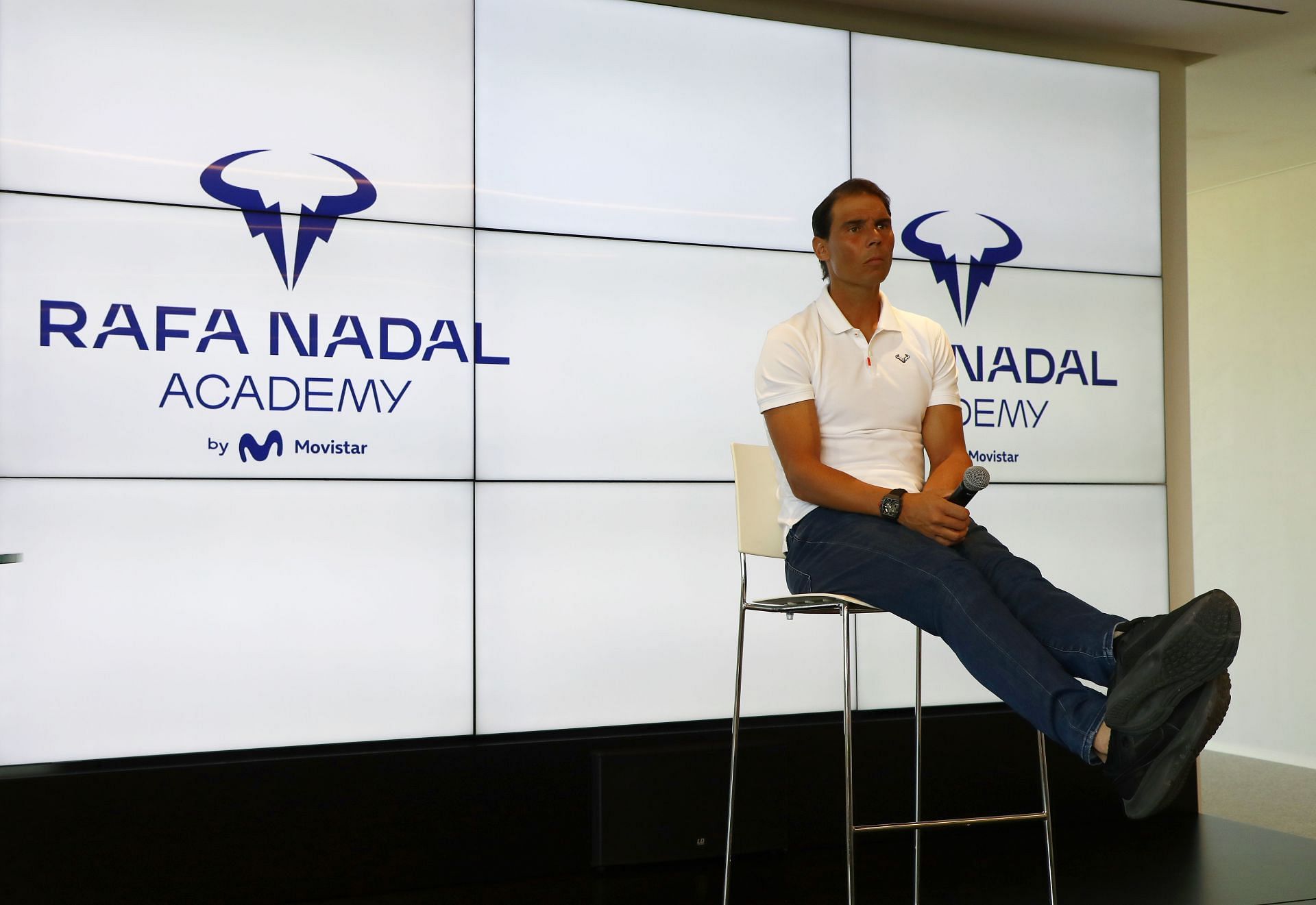 Rafael Nadal at his academy in Spain (Image: Getty)