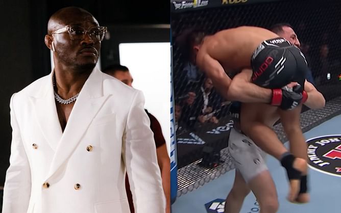 Kamaru Usman jokes about Merab Dvalishvili carrying Henry Cejudo across the octagon during their fight: "You saved Henry"
