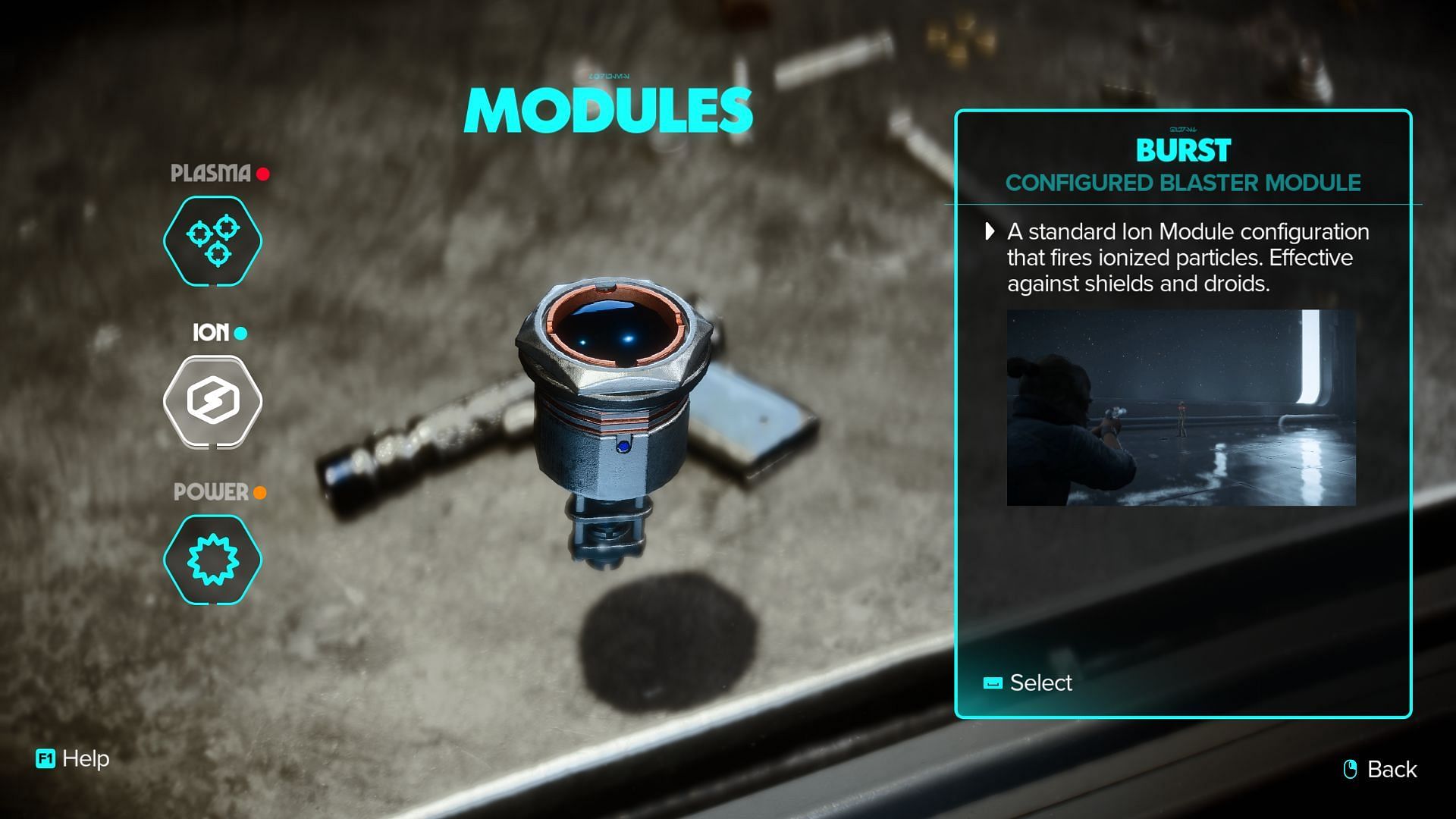 The Blaster can be upgraded at the workbench (Image via Ubisoft)