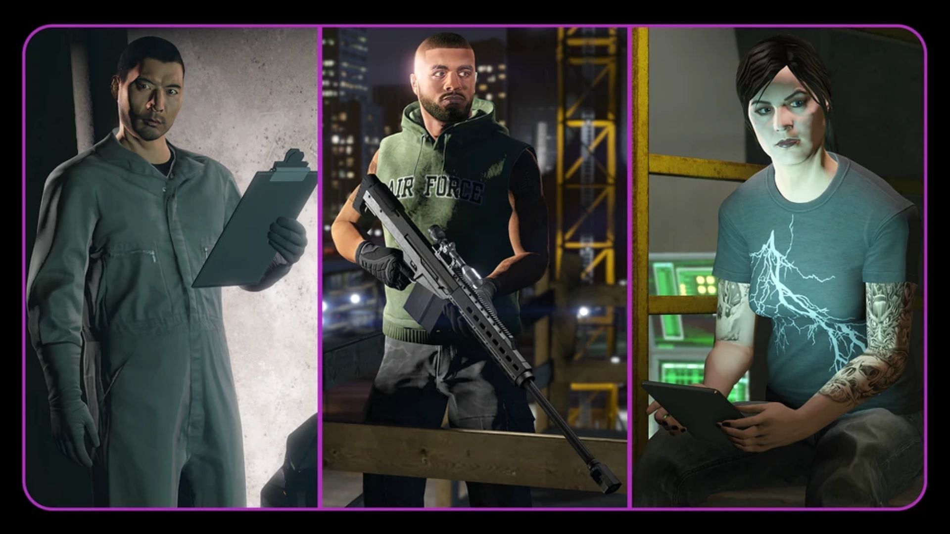 The support crew can increase or decrease your final payout of The Diamond Casino Heist (Image via Rockstar Games)