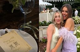 In Photos: Leon Draisaitl's fiancee Celeste Desjardins attends Darnell Nurse's wife Mikayla's birthday bash