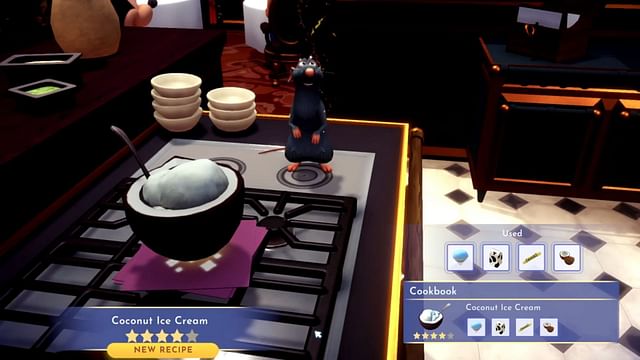 How to make Coconut Ice Cream in Disney Dreamlight Valley