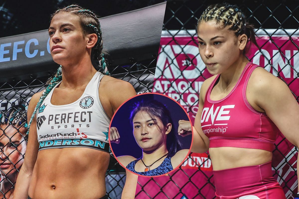 (From left) Alyse Anderson, Stamp Fairtex, and Victoria Souza.