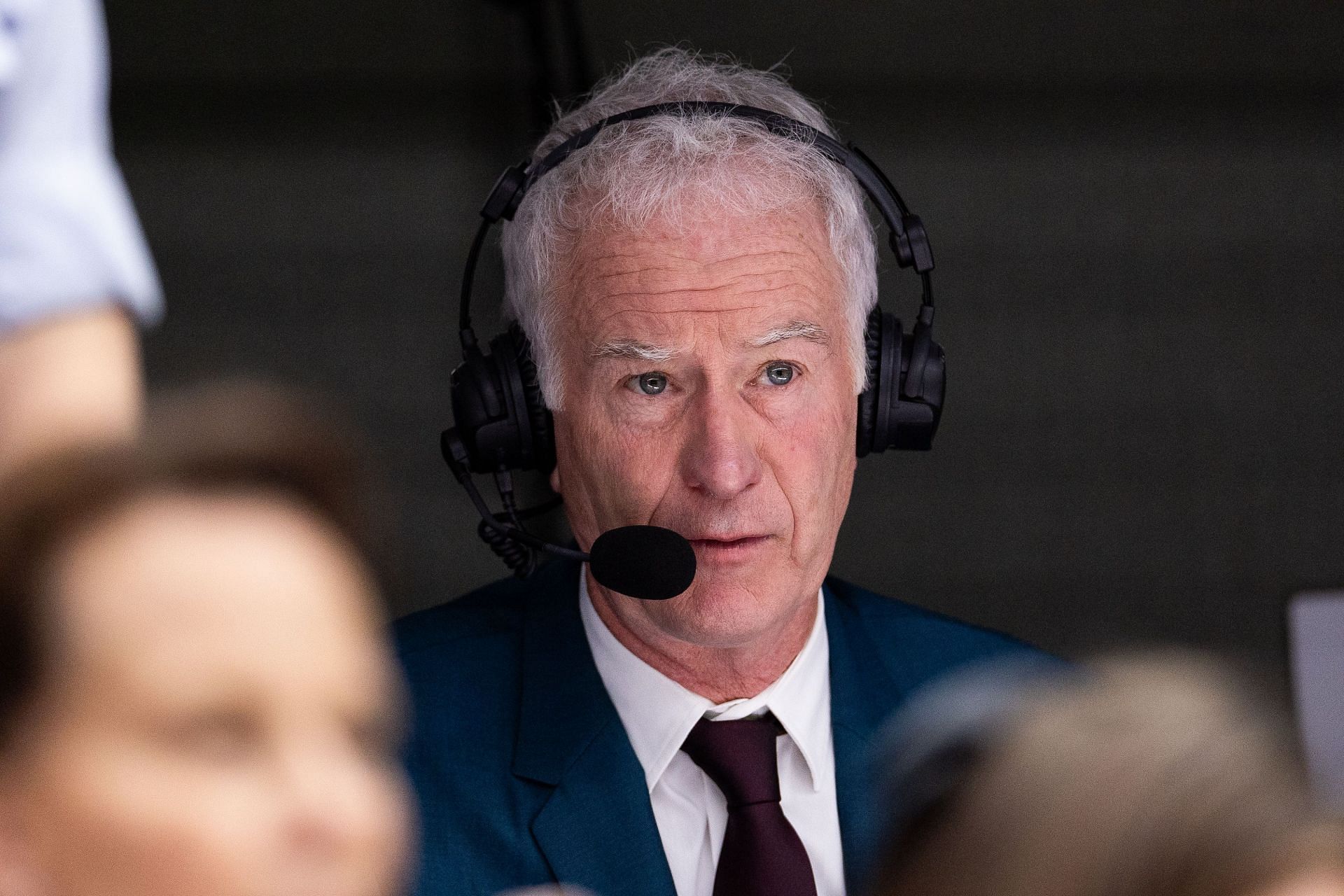 John McEnroe during the 2023 Wimbledon Championships (Source: Getty Images)