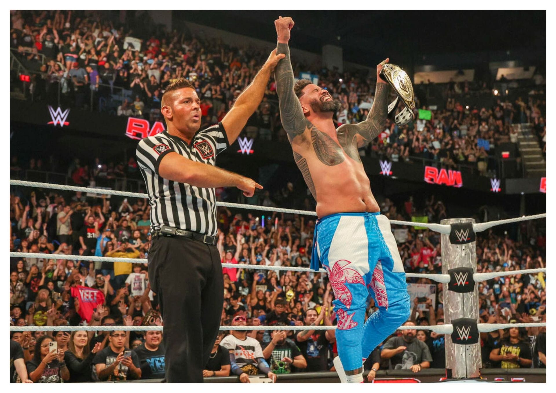 Jey Uso's title win on WWE RAW puts him in the same rank as The Rock ...