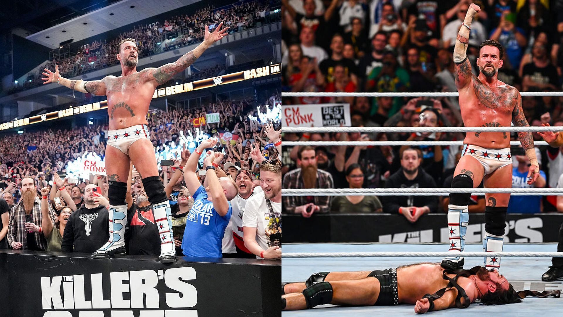 CM Punk defeated Drew McIntyre in their rematch (Image Credits: WWE.com)