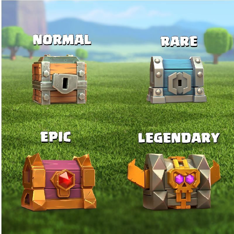 There are four different types of chests in Clash of Clans (Image via Supercell)