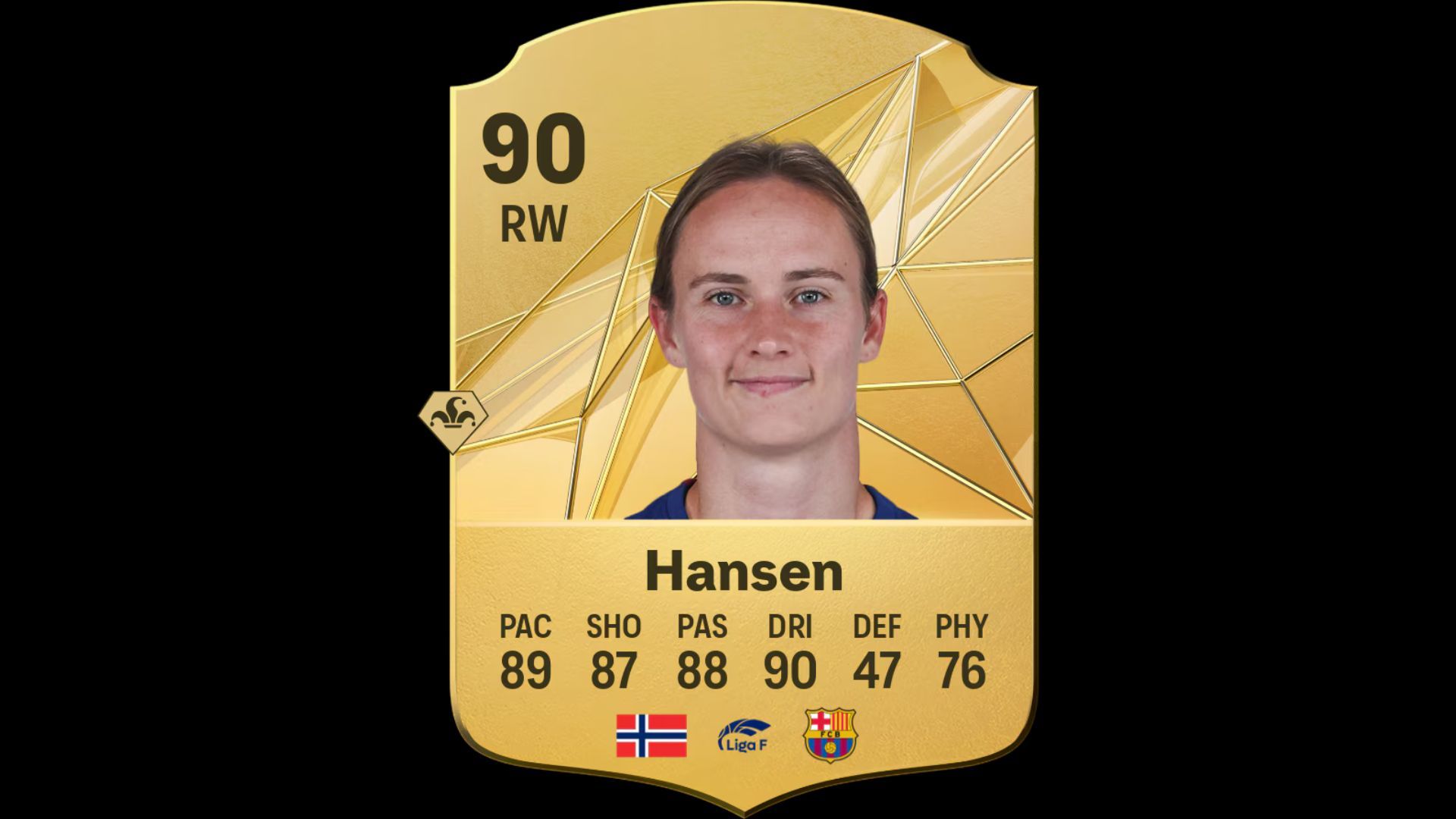 Hansen&#039;s EA FC 25 card (Image via EA)