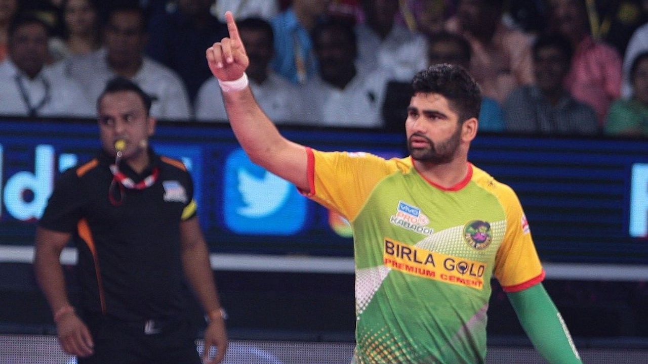 3 times pardeep narwal scored most raid points in a pro kabaddi league season pkl