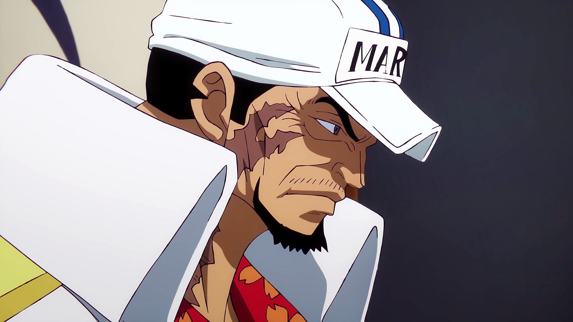 Akainu as seen in One Piece (Image via Toei Animation)